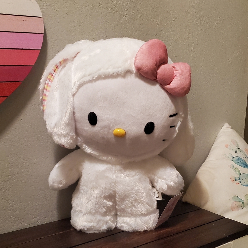 New Hello Kitty Bunny Easter Greeter Big Plush 2023 CVS 20